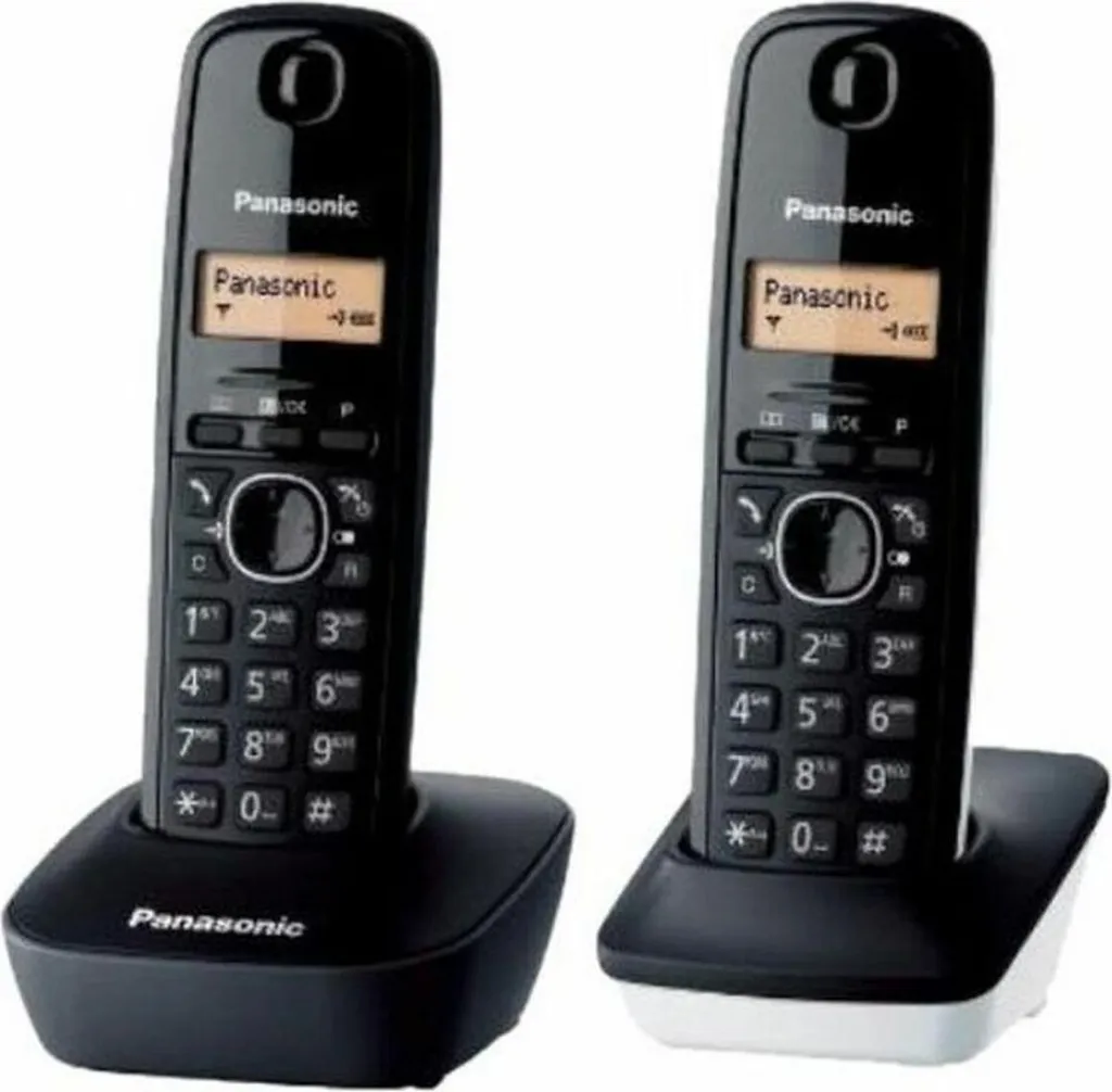 Cordless Duo Panasonic KX-TG1612SP1: Doppia Linea Senza Fili Nero