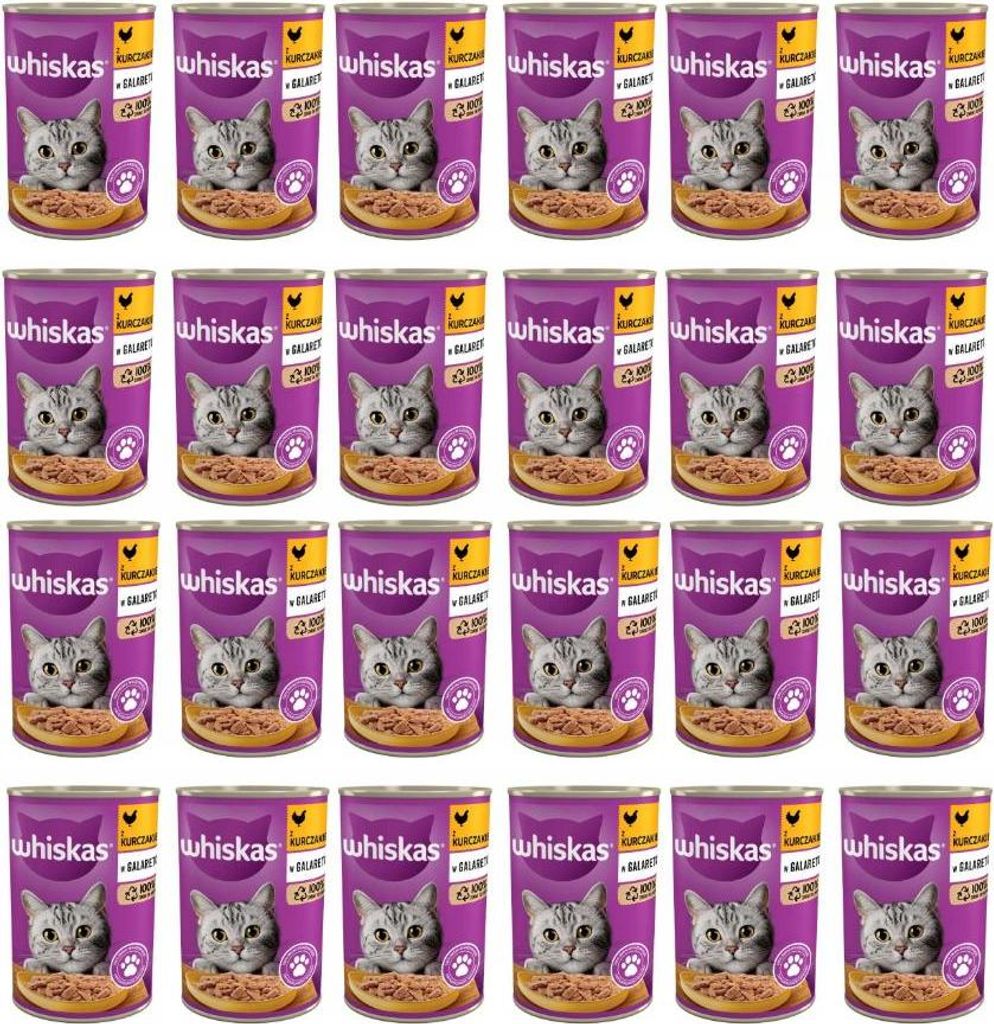 WHISKAS Adult puszka kurczak w galaretce 400g Zdjęcie produktu 