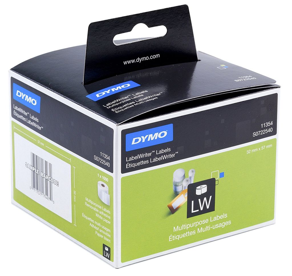 DYMO Original LabelWriter Mehrzwecketiketten | 57 mm x 32 Produktbild 
