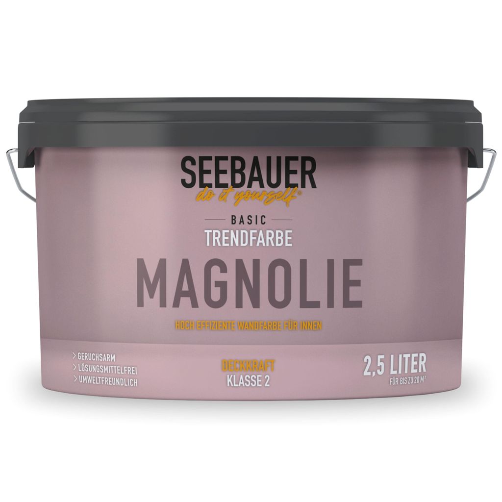 SEEBAUER diy Trendfarbe Rosa 2,5L (No. T06 Magnolie) für Produktbild 