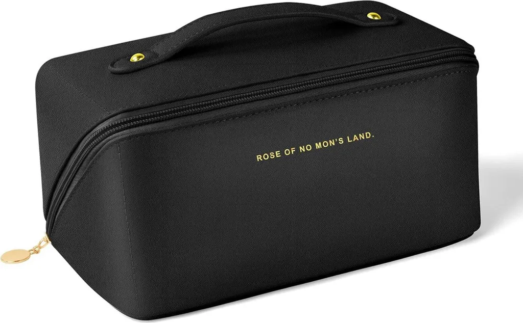 Aucuu Borsa da Toilette Professionale: Organizzatore Trucco in PU