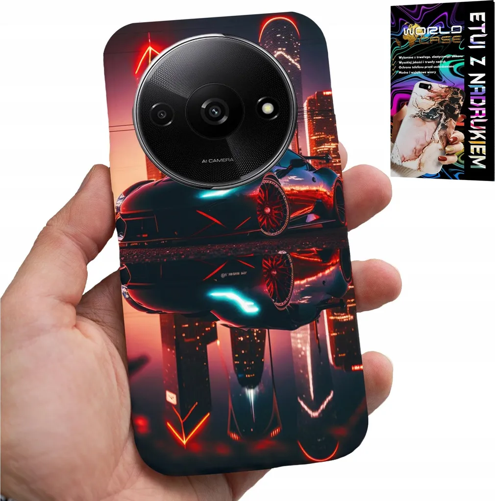 Custodia Xiaomi Redmi A3 con Ventola e Pellicola - Protezione Tech Uomo