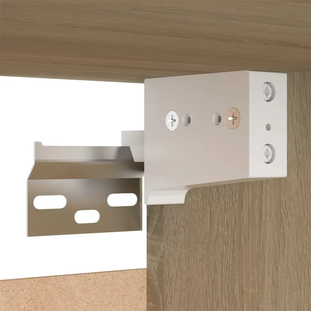 Mobile Porta TV Sospeso vidaXL Sonoma 60cm | Design Moderno Materiale Legno - 8