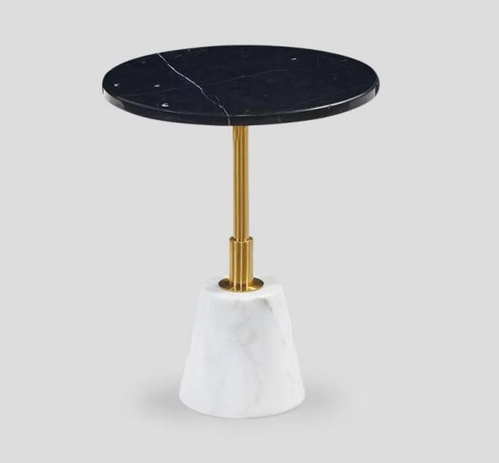 Table Basse Ronde Designer - Meuble de Salon Moderne Modèle Nova 80cm