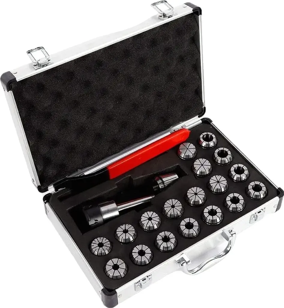 Coffret de 19 Pinces ER32 de Précision 1-20 mm en Acier Allié Robuste