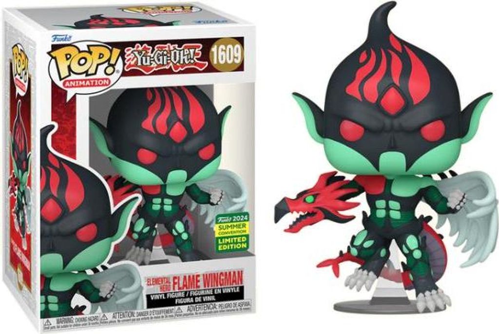 Figurine Funko POP Yu-Gi-Oh! 1609 Elemental Hero Flame Image du produit 