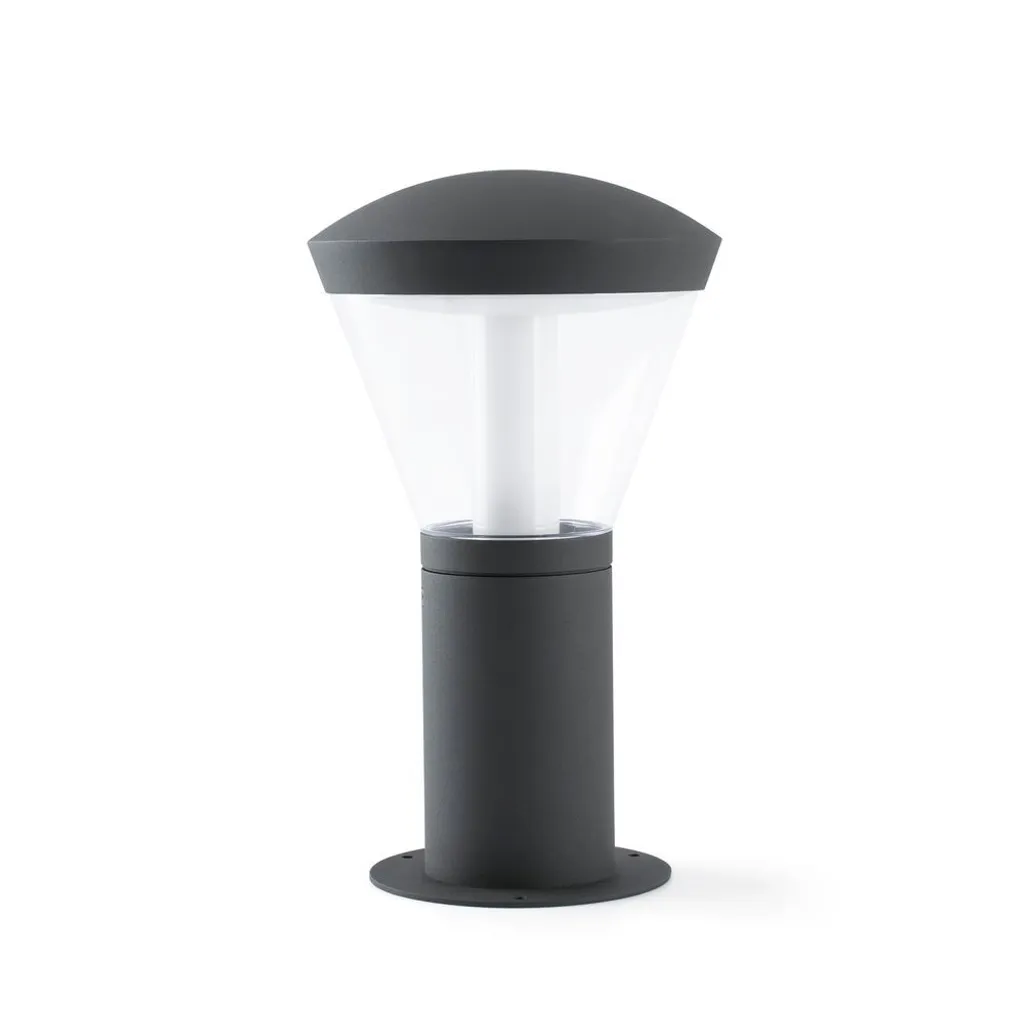 Lampe LED SHELBY IP65 32cm - Solution contre l'humidité pour allée grise
