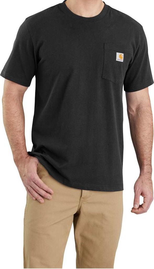 CARHARTT Bekleidung Carhartt Pocket Herren T-Shirt schwarz schwarz Größe