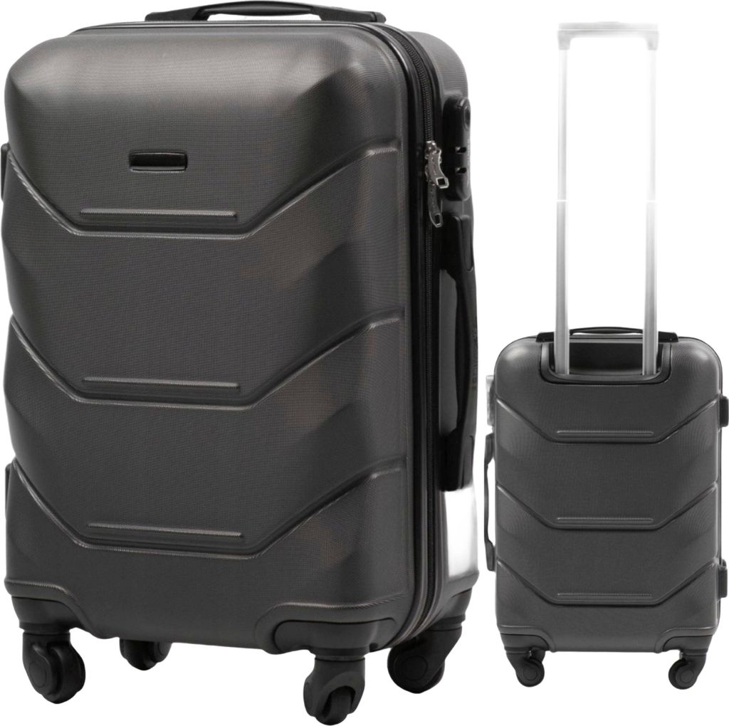 UNLIMITED MICHIGAN Kabinenkoffer 38L, ABS, 4 Rollen, Champagner Grau