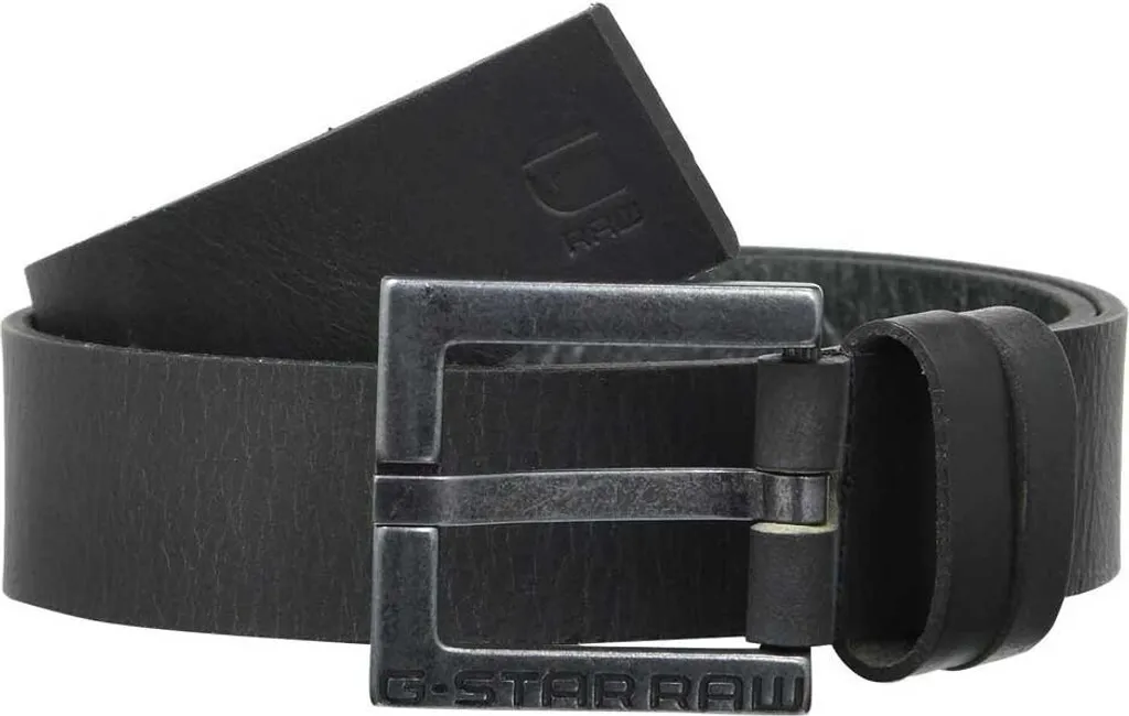 Ceinture G-Star New Duko Noire 110 cm : Cuir Durable pour Homme Actif