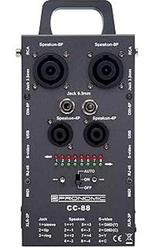 Miglior Tester Cavi Pronomic CC-88 - Diagnostica Professionale XLR RCA