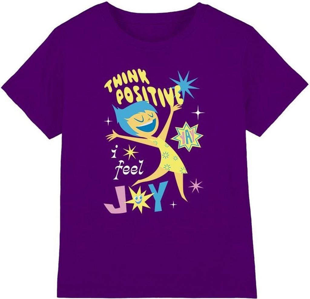 Inside Out 2 - "Think Positive" T-Shirt für Kinder TV4254 (116) (Violett)