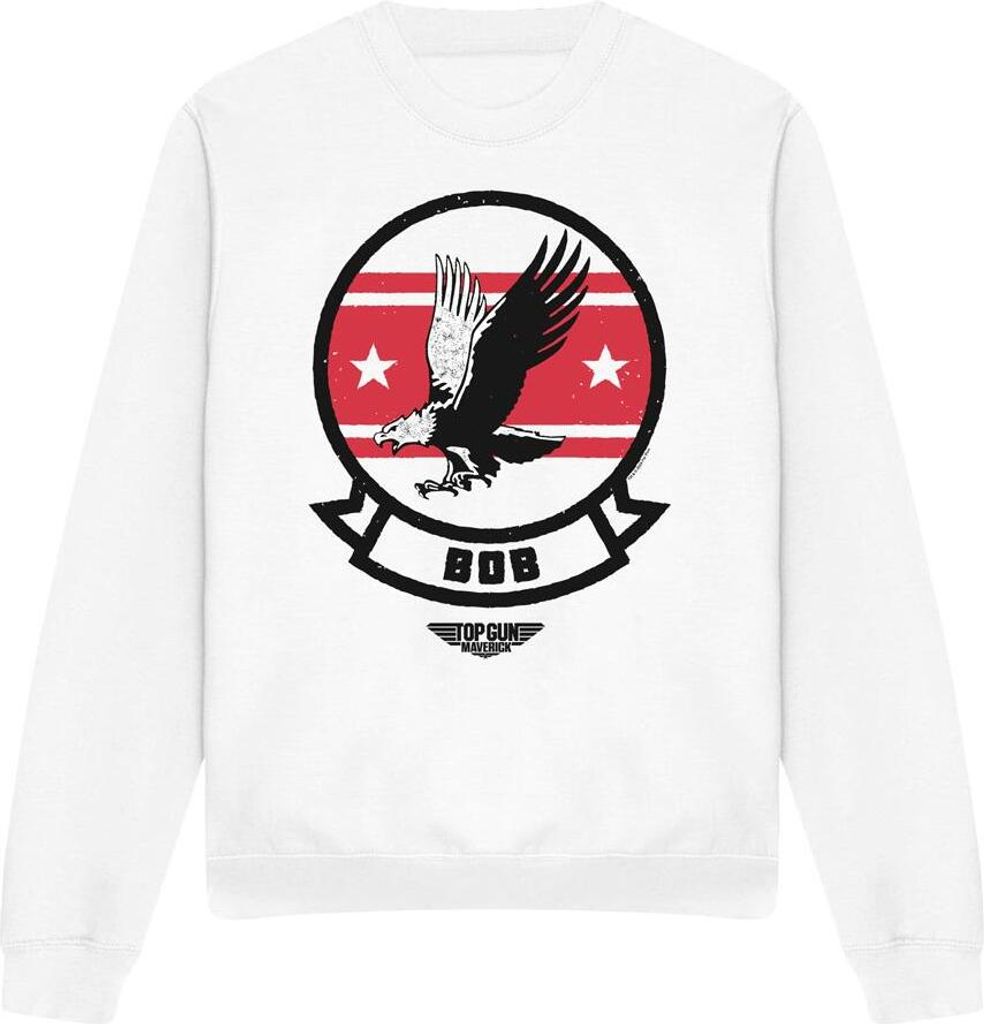Top Gun - "Bob" Sweatshirt für Herren/Damen Uni TV12965 (XXL) (Weiß)