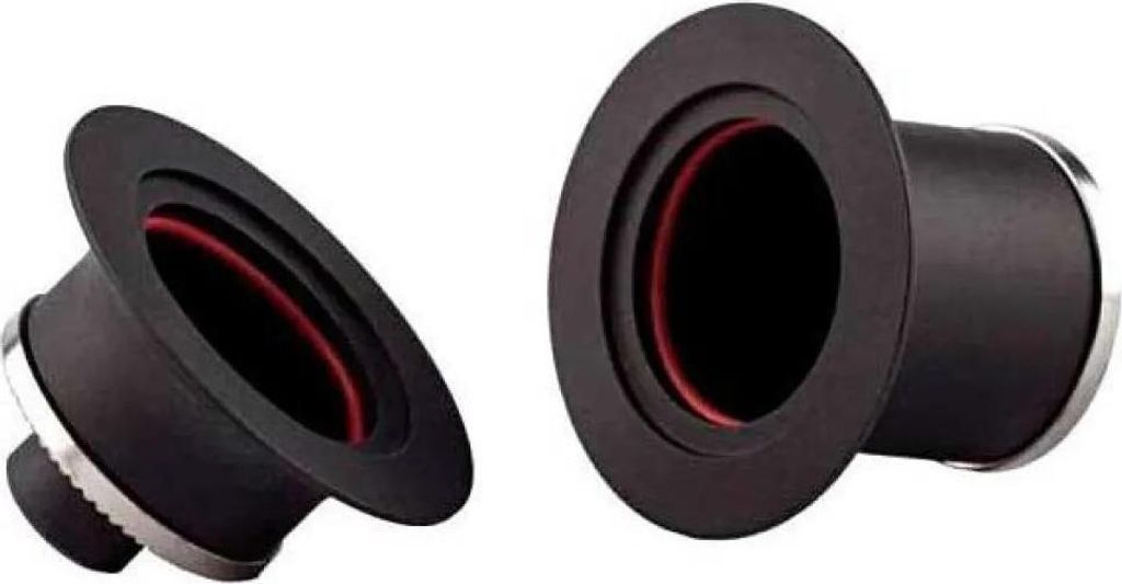 Zipp Cognition Disc Vorderradnaben-endkappen Schwarz 9 x 100 mm Schwarz 9 x 100 mm