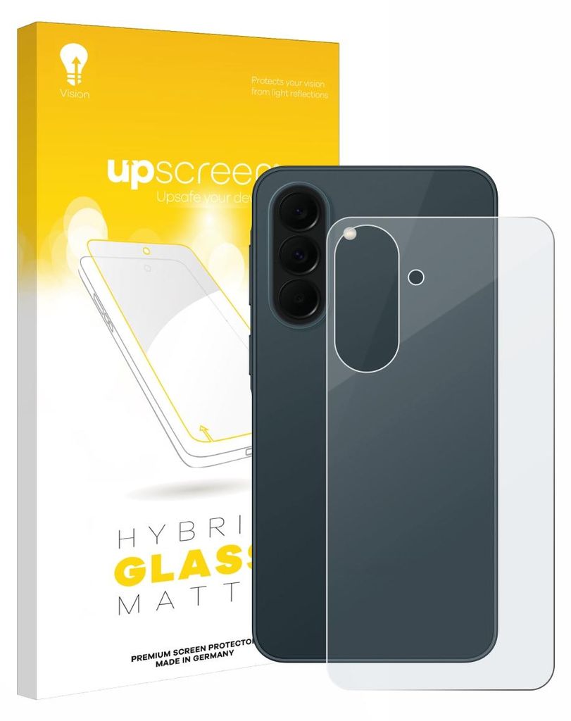 upscreen Entspiegelungs Schutzglas für Samsung Galaxy A37 5G (Rückseite) Schutzfolie Panzer Folie Glas Display Schutz matt