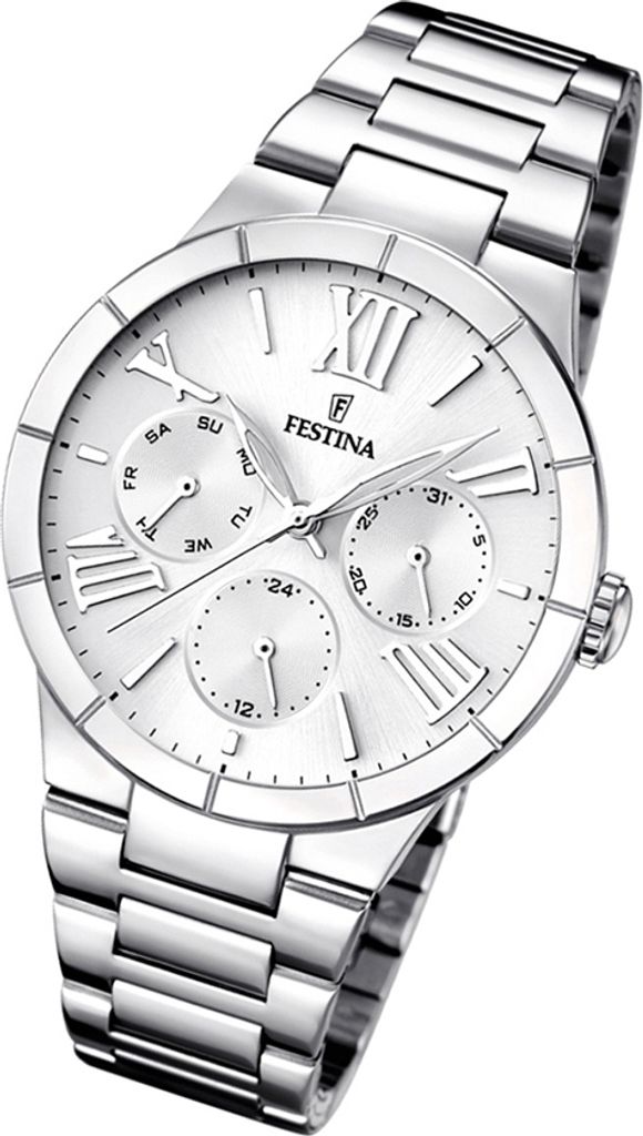 Festina Trend Damen Armbanduhr Mademoiselle Edelstahl Produktbild 