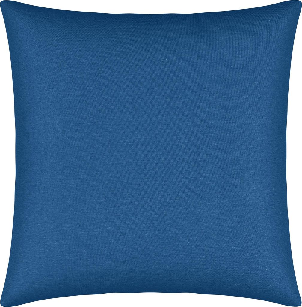 Erwin Müller Kuschelkissenbezug Murnau" blau 40x40 cm" Produktbild 