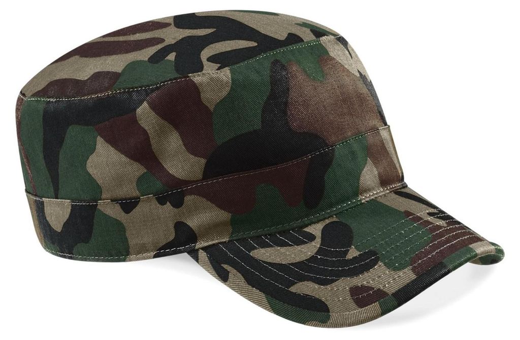 Beechfield - Armeemütze für Herren/Damen Uni FK1501 (Einheitsgröße) (Dunkelgrün)