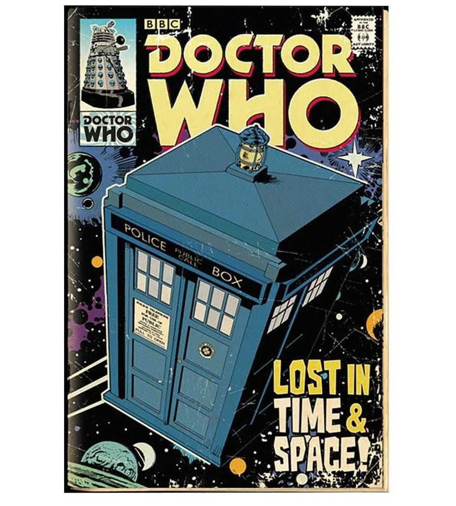 Doctor Who Poster Maxi - Tardis Comic (91,5 x 61 cm) Produktbild 