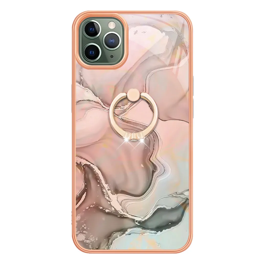 Custodia Chic iPhone 11 Pro Max con Anello Gioiello Crème - 3
