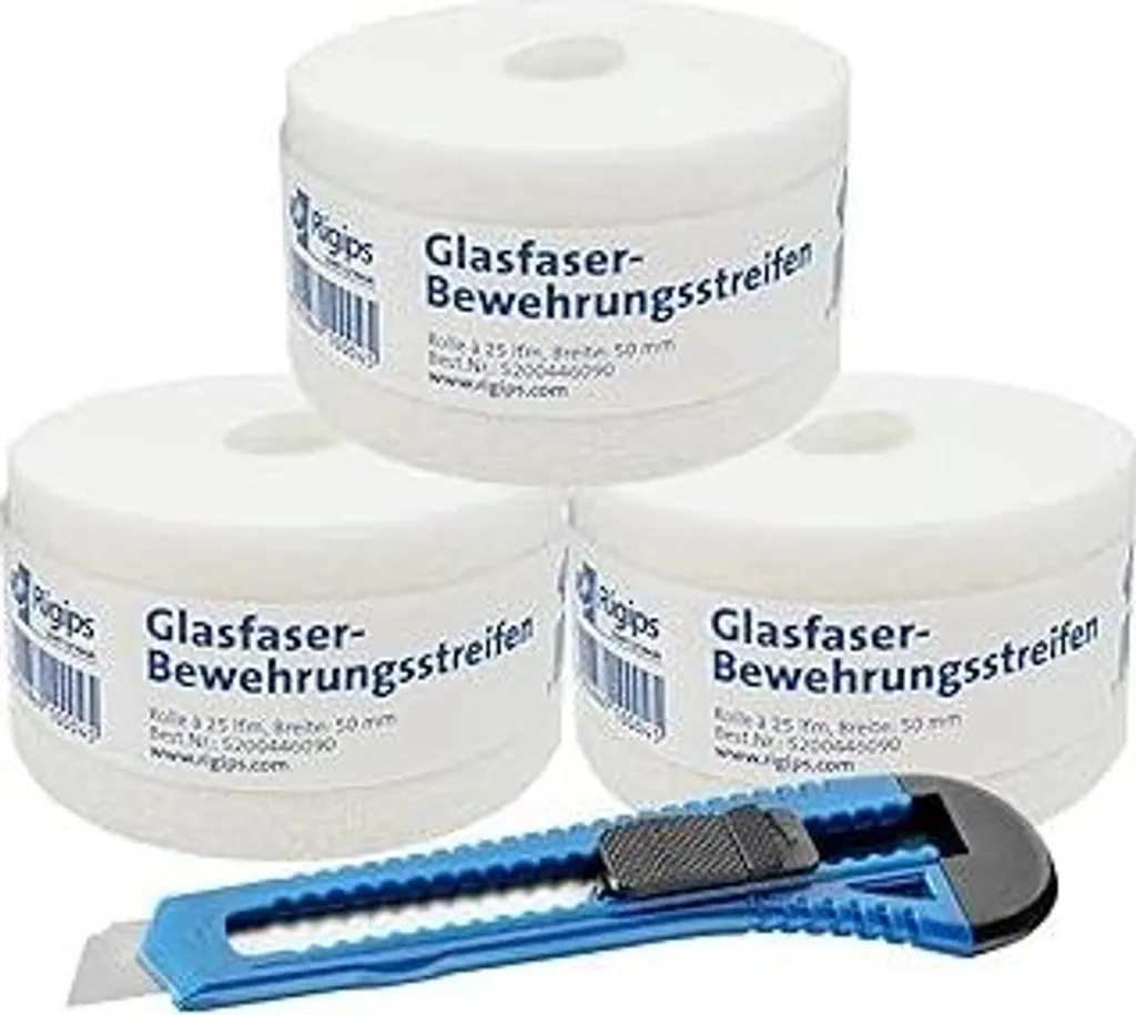 Offerta Nastro Rigips 3pz 50mmx25m per Pannelli Cartongesso e Giunti