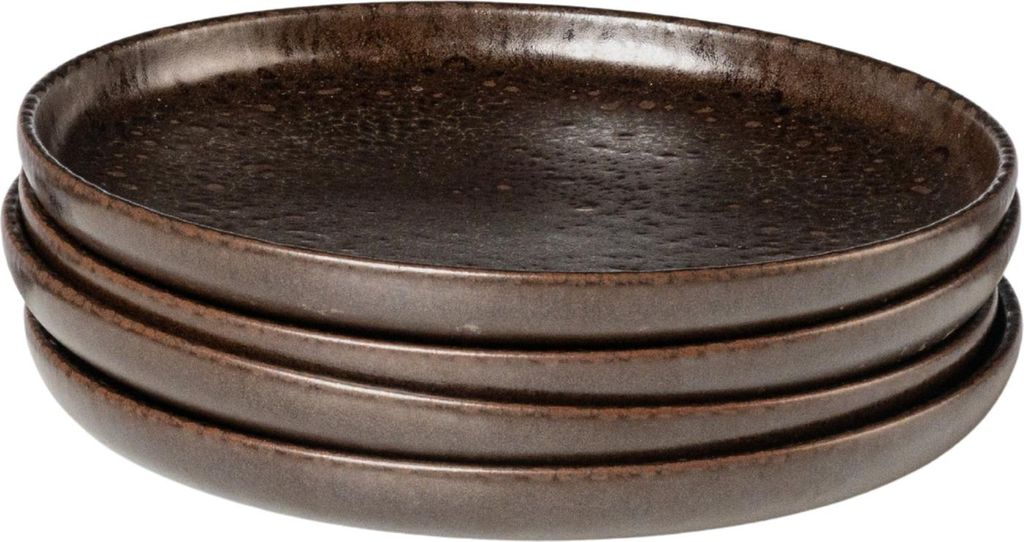 Dessertteller-Set, Steinzeug Dessertteller-Set, Steinzeug Glockenklang Gipfelstück