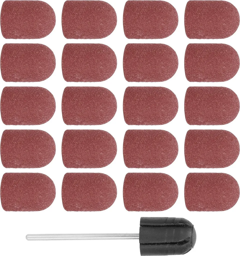 Set di nastri abrasivi per nail art, lucidatura e levigatura (13 x 19 mm), marrone