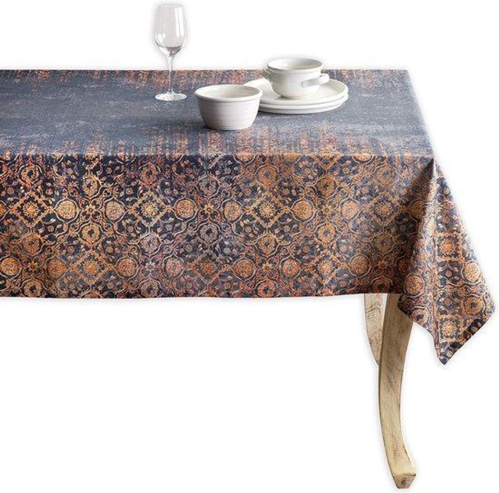 Rechteckiges Tischtuch 100% Baumwolle 140x180cm für Küche und Dekoration