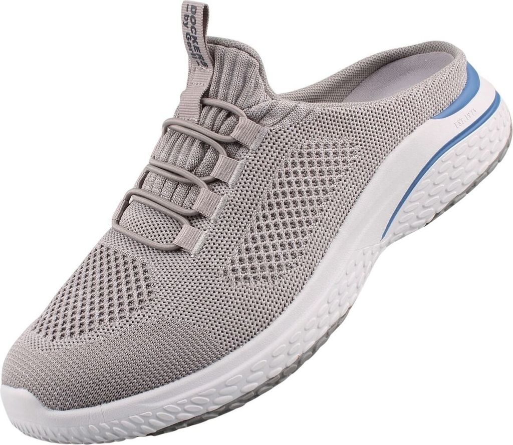 Dockers by Gerli Herren Schuhe Slip-On Sabot, Farbe:Grau, Schuhgröße:EUR 41, Artikel:-700-220 dark grey