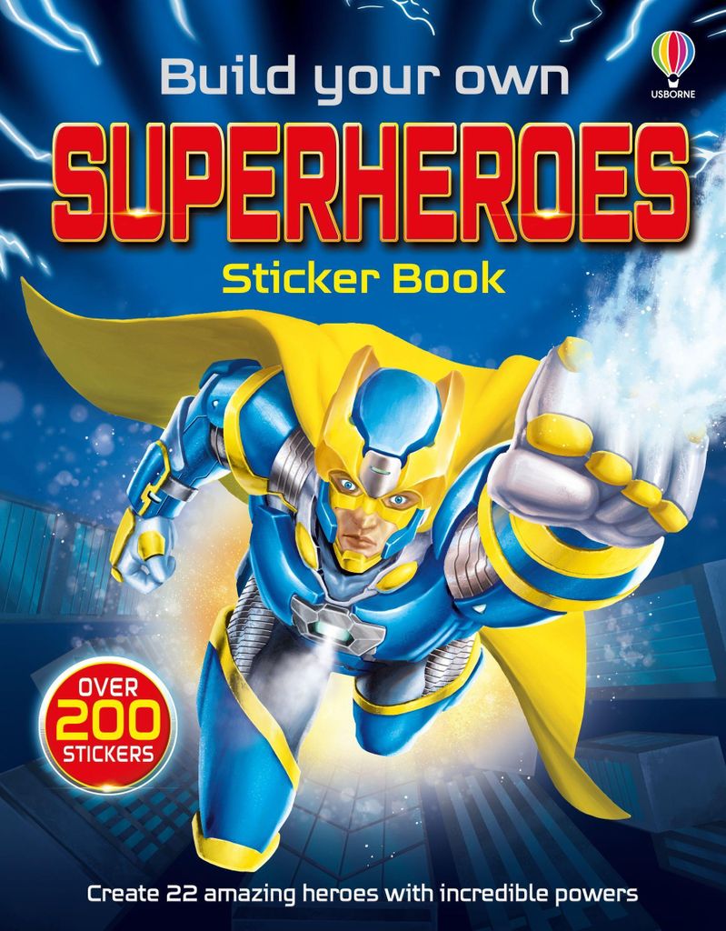 Build Your Own Superheroes Sticker Book Produktbild 