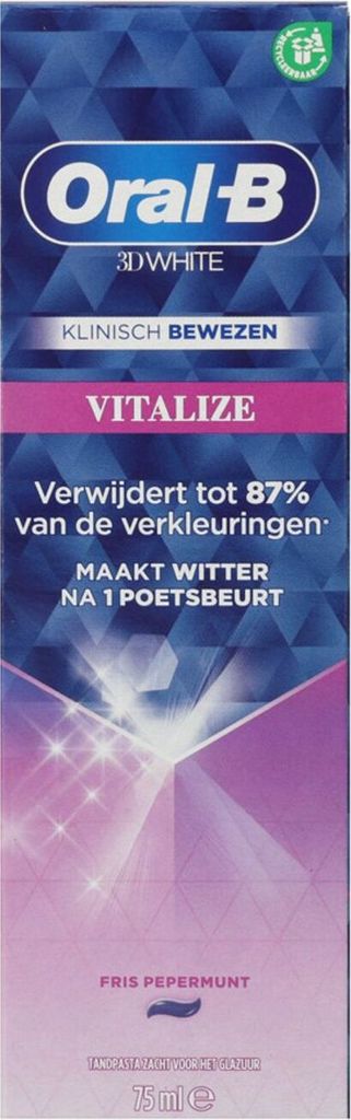 Oral B 3D White Vitalize Toothpaste 75ml