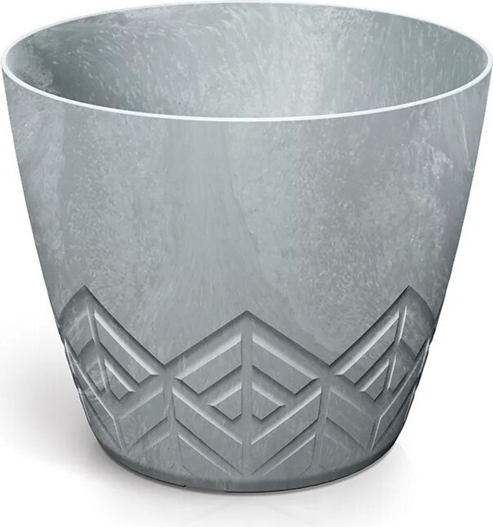 Blumentopf ARECA grau Beton 19,8 cm
