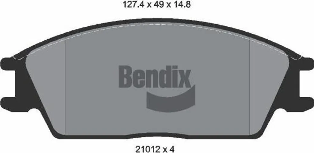 Plaquettes de frein BENDIX BPD1539 - Qualité OE 581011CA10 pour Getz