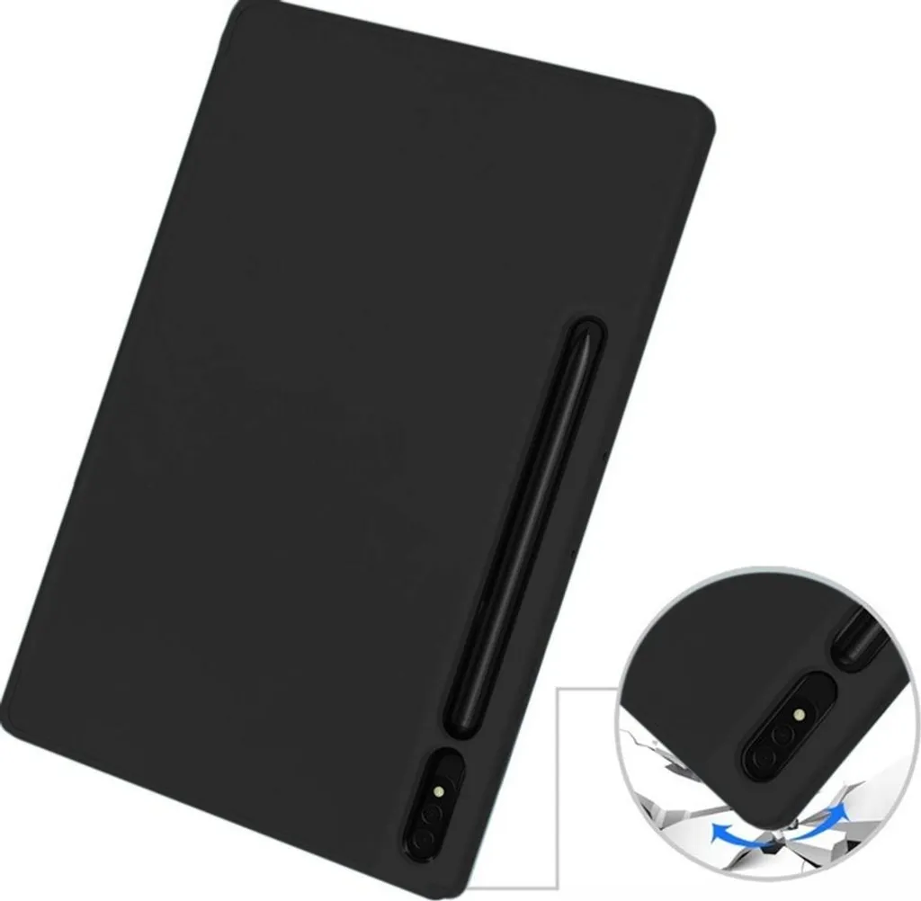 Étui Samsung Galaxy Tab S10 Plus Noir avec Support Smart Pencil Coque