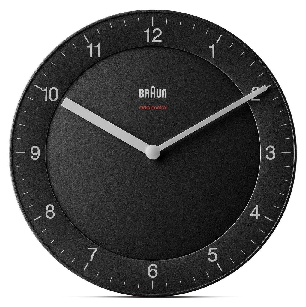 Braun BC 06 B-DCF Funkwanduhr schwarz Produktbild 