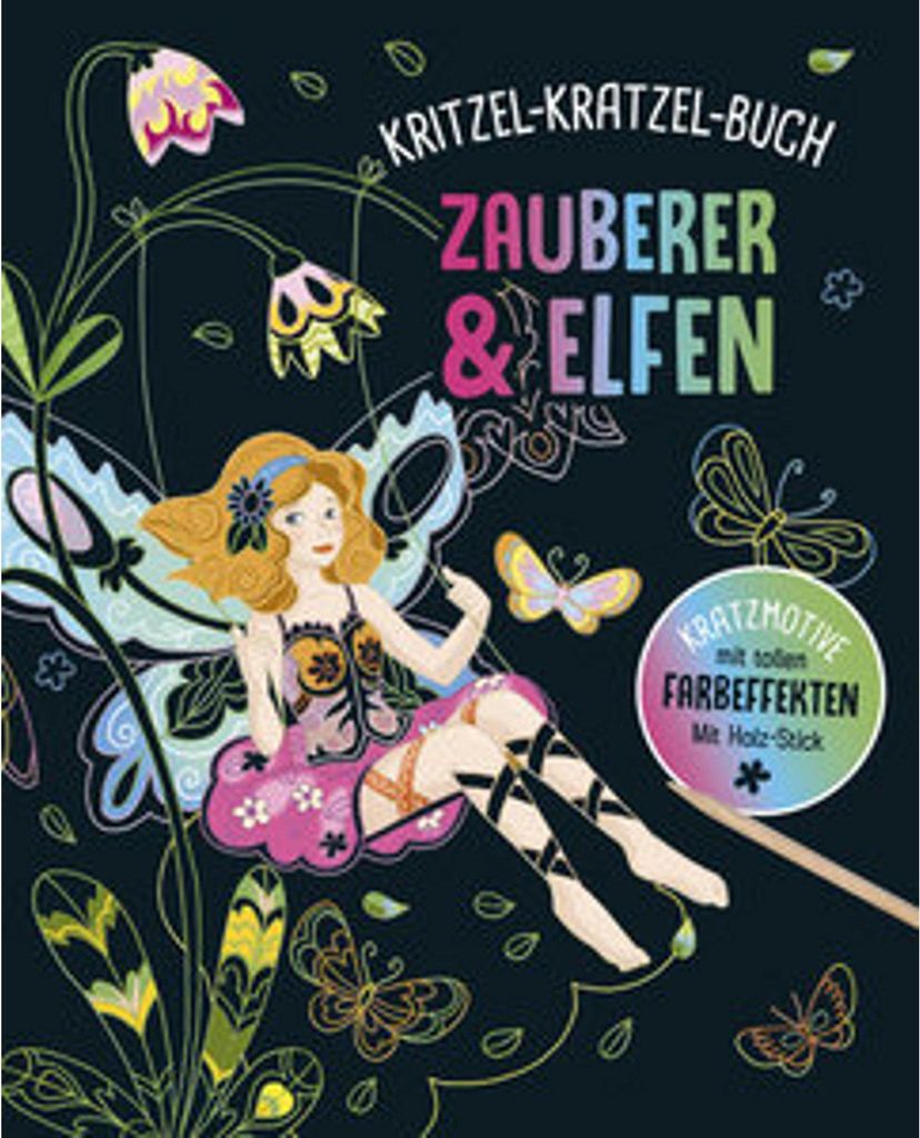 Sorciers et elfes - Livre de gribouillages pour les enfants Image du produit 