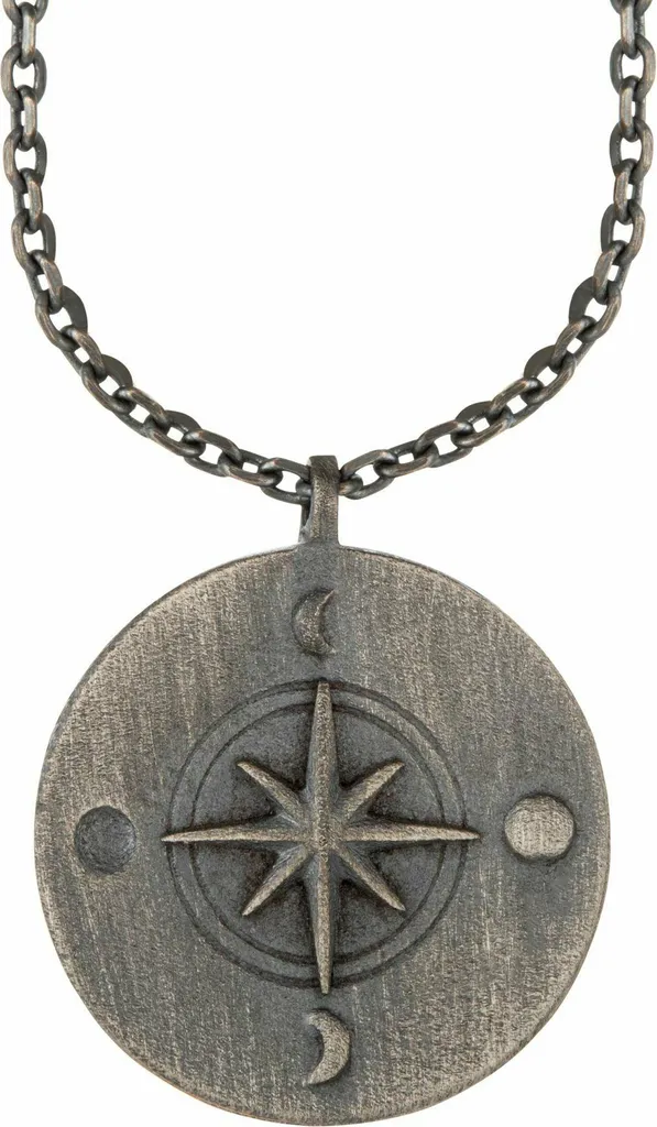 Collana cai Argento 925 Uomo 60 cm Nera 274240141-60 | Look Vintage