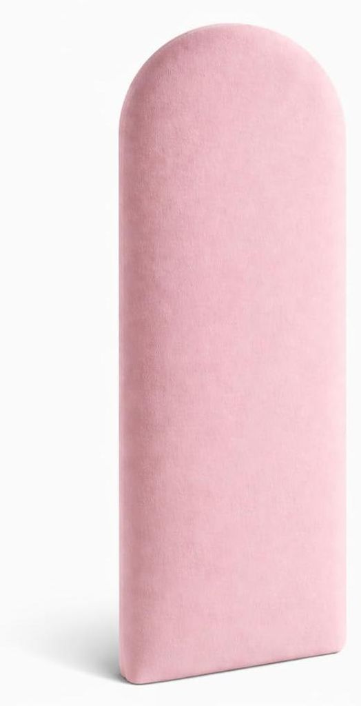 Angelo | Wandkissen - Wandpolster - 3D Wandpaneele Bett - 90x20 cm - Hellrosa - Gepolstert Paneele Wand - ZAUN