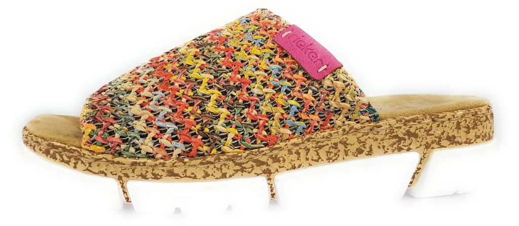 Rieker Narona Damenschuhe Pantolette Mehrfarbig Freizeit Productafbeelding 