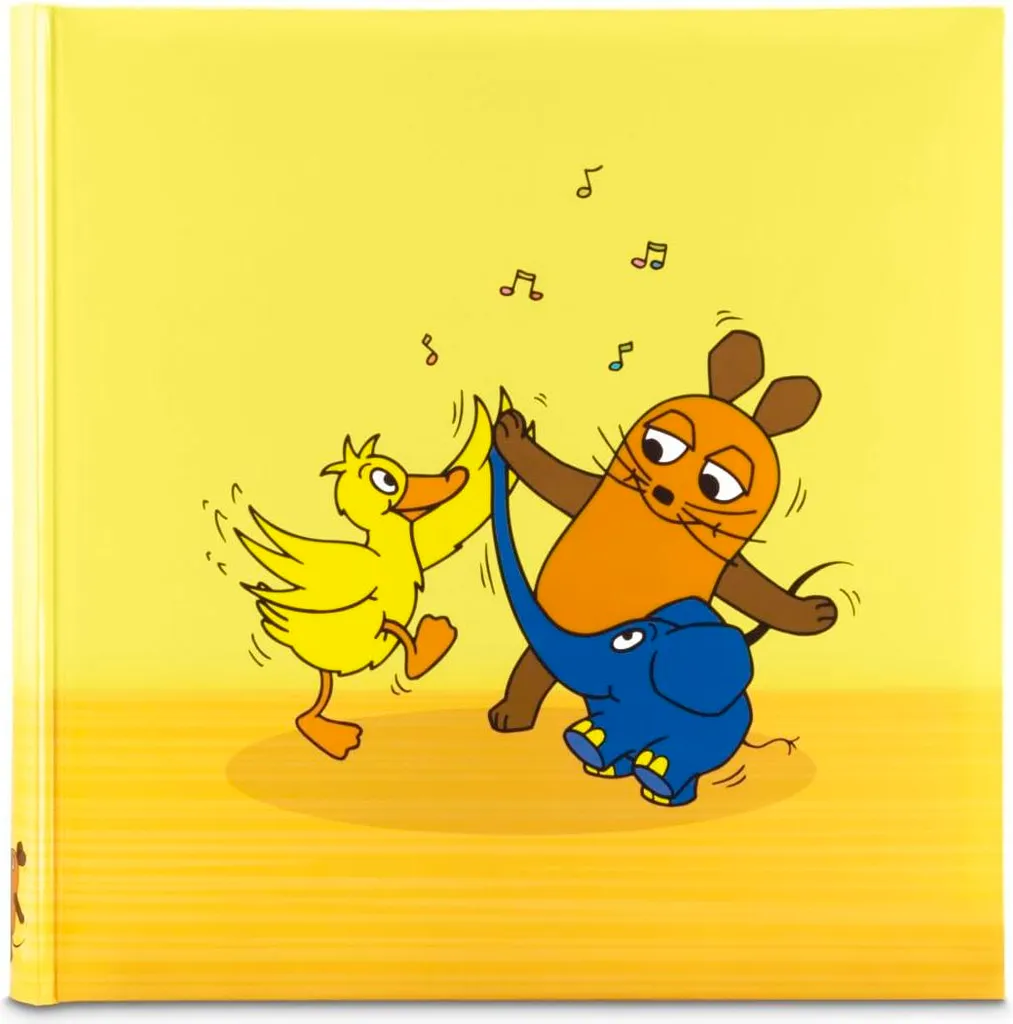 Album Scrapbooking Enfant 30x30 cm Hama pour 320 Photos Souvenirs Jaune