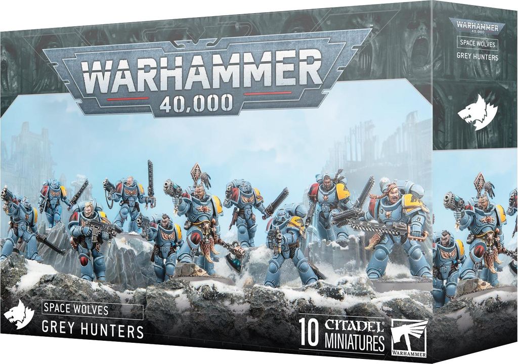 Warhammer 40.000 Space Wolves Grey Hunters Produktbild 