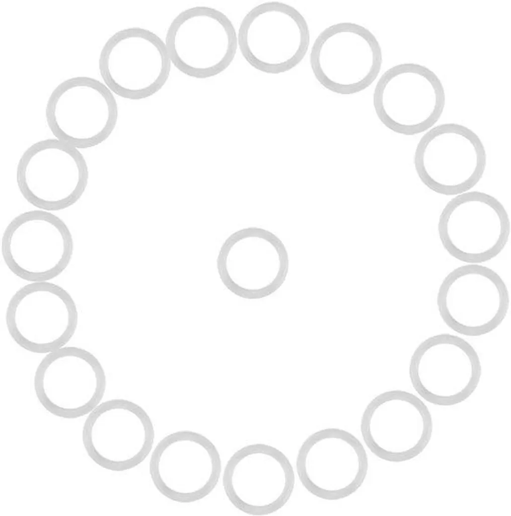 Anneaux Tétine Bébé x20 : Solution Anti-Perte pour Sucettes sans Ancre