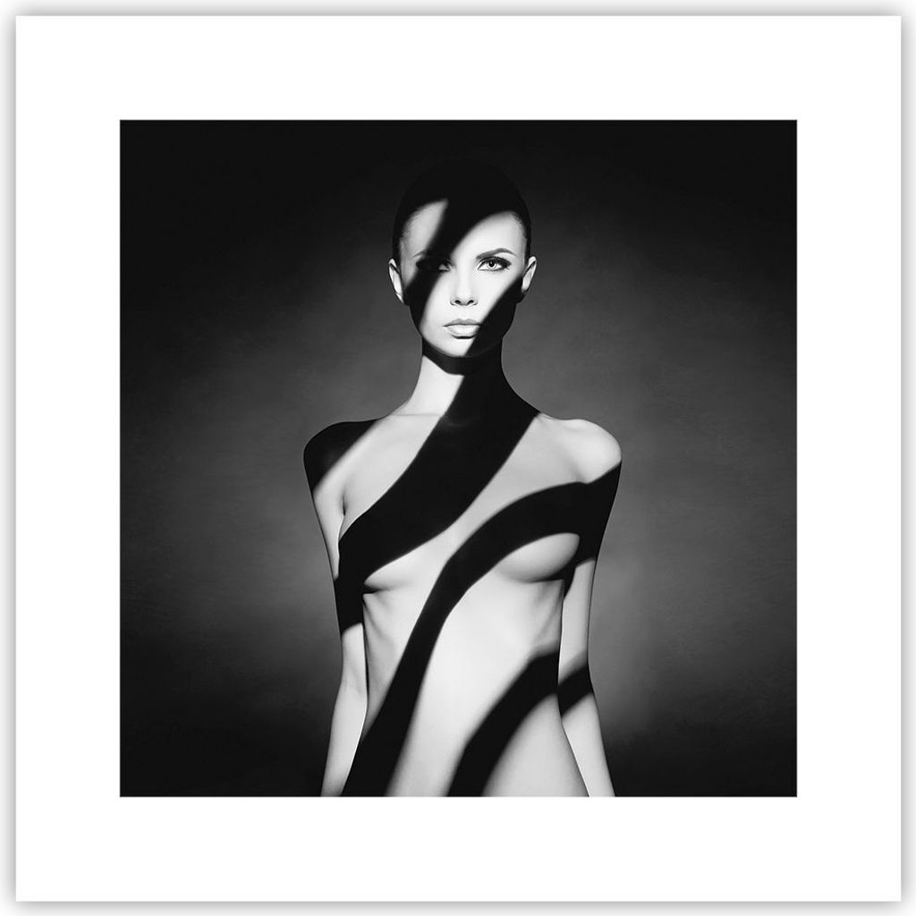 Poster - Poster ohne Rahmen - Nackt Frau Fotografie - 30x30 cm - Wand Bild - Wanddeko - Wandbilder - Kunstposter - Wandposter - Bilder - Kunstdruck...