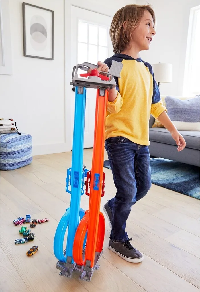 Mattel Hot Wheels Double Loop Dash circuit de course avec double looping - 16