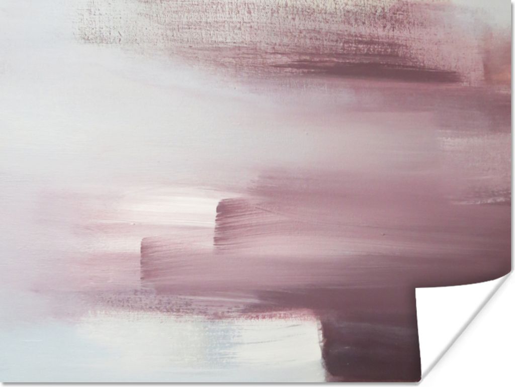 MuchoWow Poster Malerei - Ölgemälde - Abstrakt 120x90 cm - Wandbild