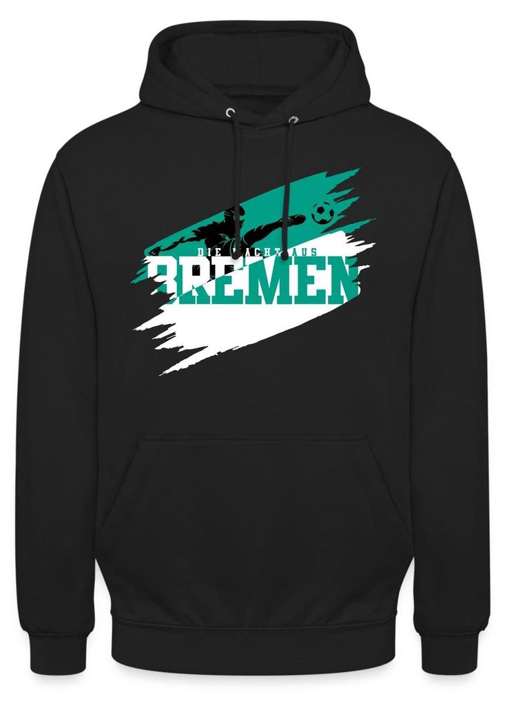 Spreadshirt Die Macht Aus Bremen Grün-Weiß Fußball Fan Uni Produktbild 