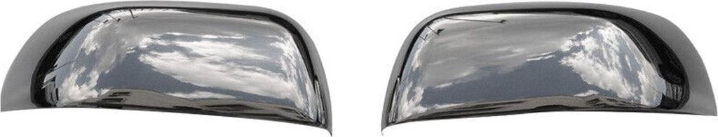 Spiegelkappen Spiegelabdeckung für Nissan Micra 2010-2017 Edelstahl Silber 2tlg