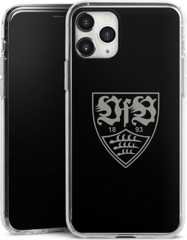 DeinDesign Handyhülle für Apple iPhone 11 Pro Max Silikon Hülle Case Smartphone Schutzhülle Logo Offizielles Lizenzprodukt VfB Stuttgart