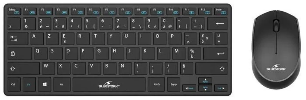 Pack Clavier Souris Sans Fil Bluestork - Solution Idéale Télétravail PC
