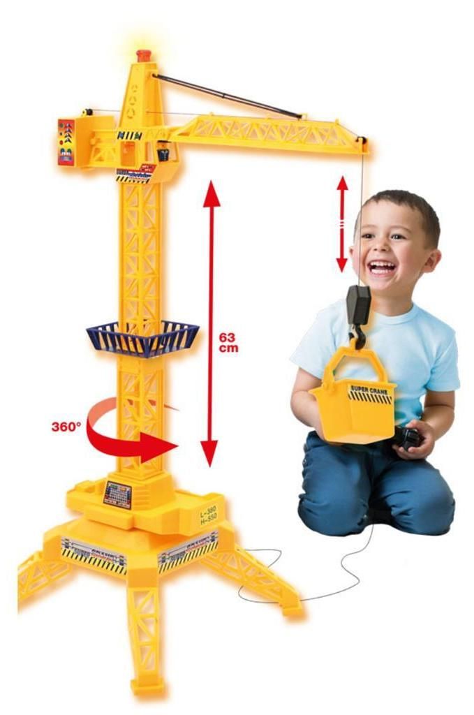 Baukran 60 cm mit Kabelfernsteuerung und Licht Produktbild 